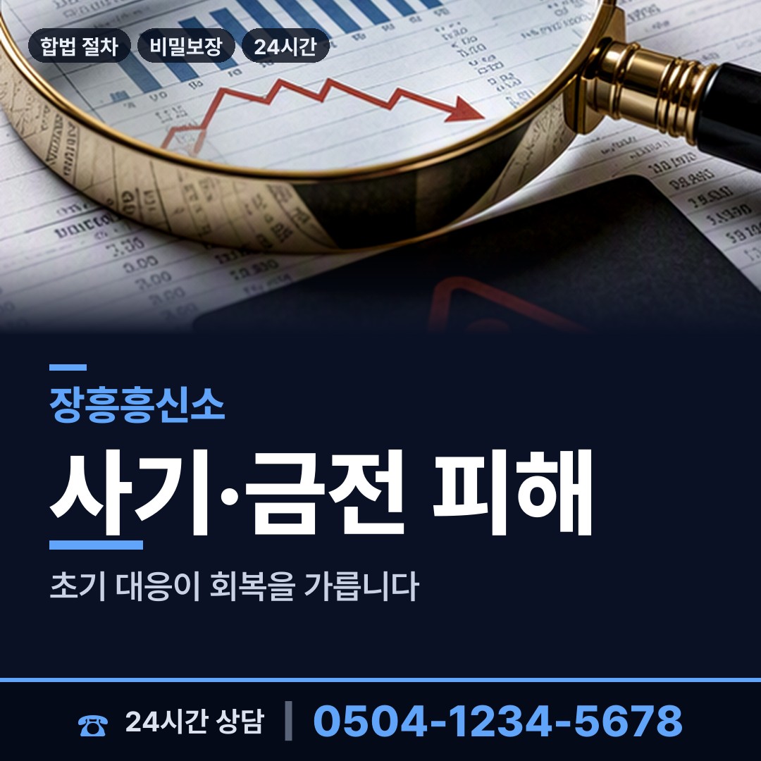 장흥 유치면 온라인사기조사 상담 안내